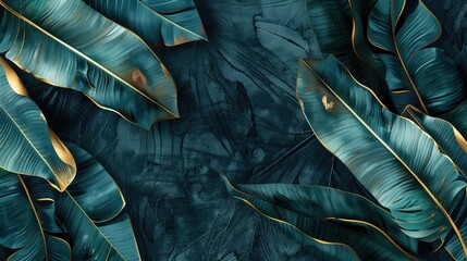 Abstract natural patterns inspired by palm leaves
