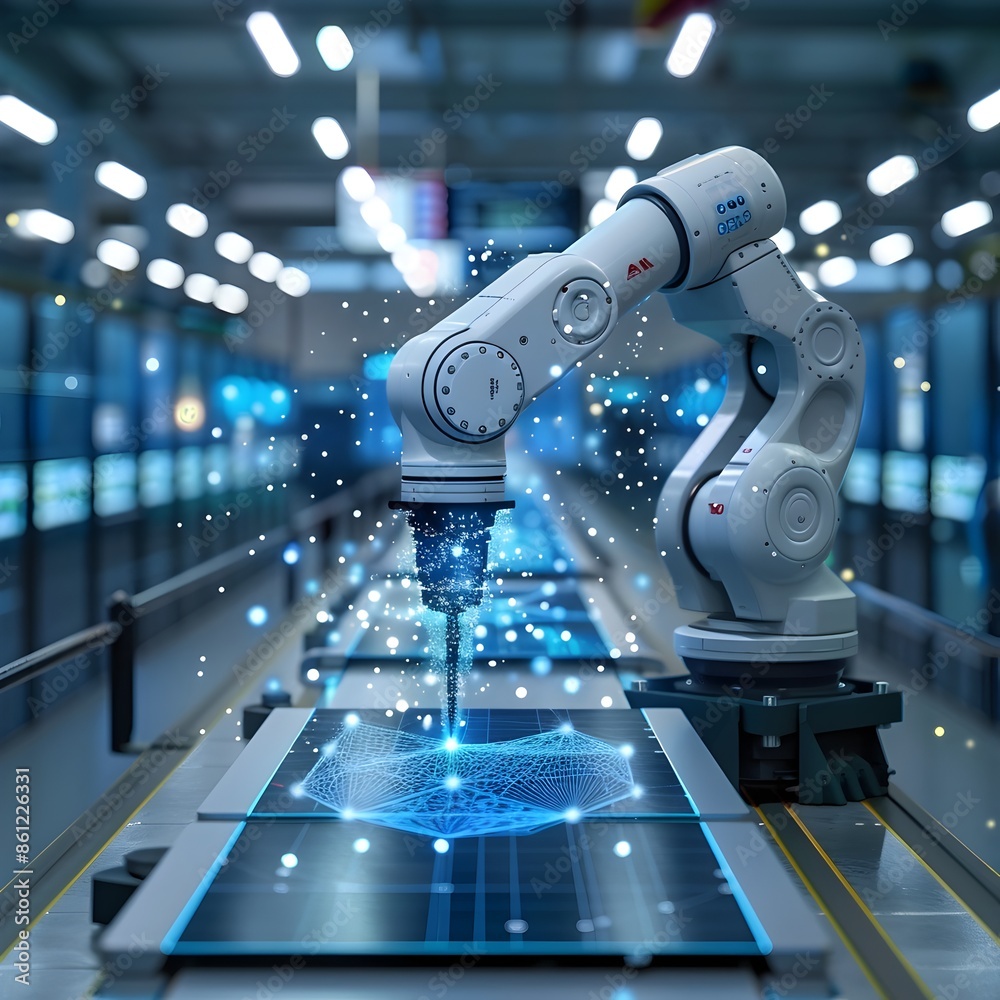 Poster seamless of robotics data and efficiency in ai driven manufacturing process