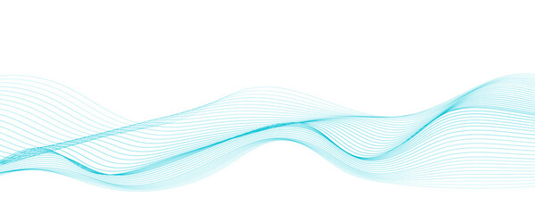 Abstract vector background with blue wavy lines. EPS10
