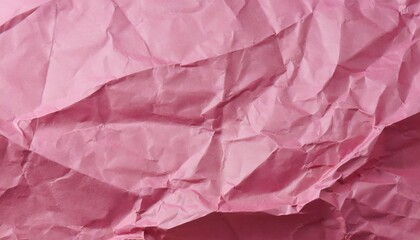 Fototapeta premium crumpled pink paper texture background