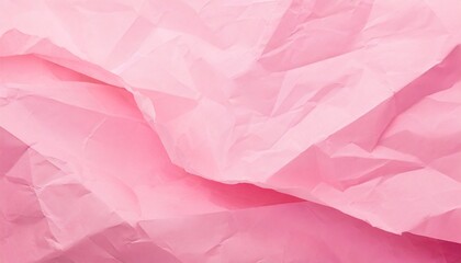 Fototapeta premium crumpled pink paper texture background