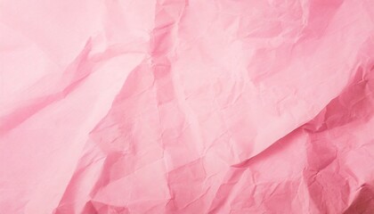 crumpled pink paper texture background