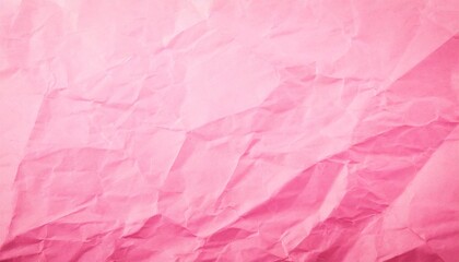 Fototapeta premium crumpled pink paper texture background