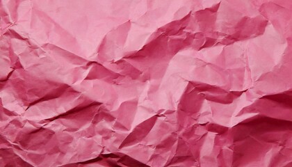 Fototapeta premium crumpled pink paper texture background