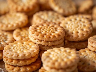 A plate of delicious chocolate chip cookies sits isolated on a bright white background