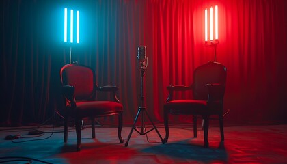 chairs and table in a restaurant