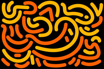 Abstract Background Landscape Shape with Orange color for your graphic resource