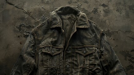 A Dirty Jacket, Symbolizing Hard Work And Determination