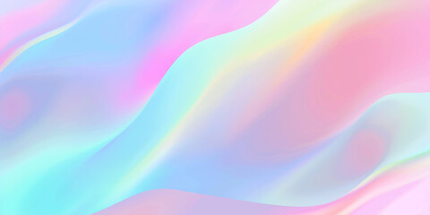 Obraz premium abstract background with liquid waves and shapes, fluidity, gradient, glowing, pink, purple, blue and blue, abstract shapes, fluidity or movement, modern art wallpaper