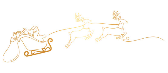 Christmas decoration with Santa Claus. vector element illustration