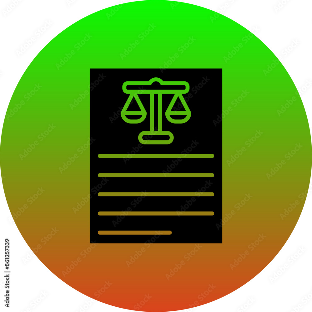 Sticker Document Icon