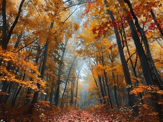 Fototapeta premium autumn in the forest