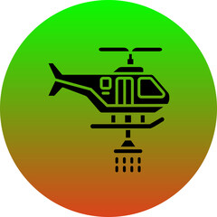 Firefighter Helicopter Icon