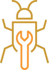 Obraz premium Bug Fixing Vector Icon