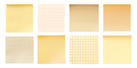 Sticky note png on transparent background