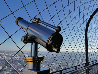 Longue vue panoramique Paris