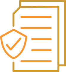 Secure Document Vector Icon