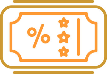 Sale Ticket Vector Icon