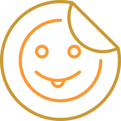 Sticker Vector Icon