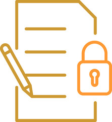 Confidentiality Vector Icon
