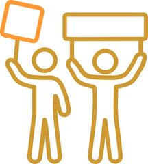 Protester Vector Icon