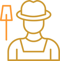 Farmer Vector Icon