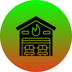 Firefighter Garage Icon