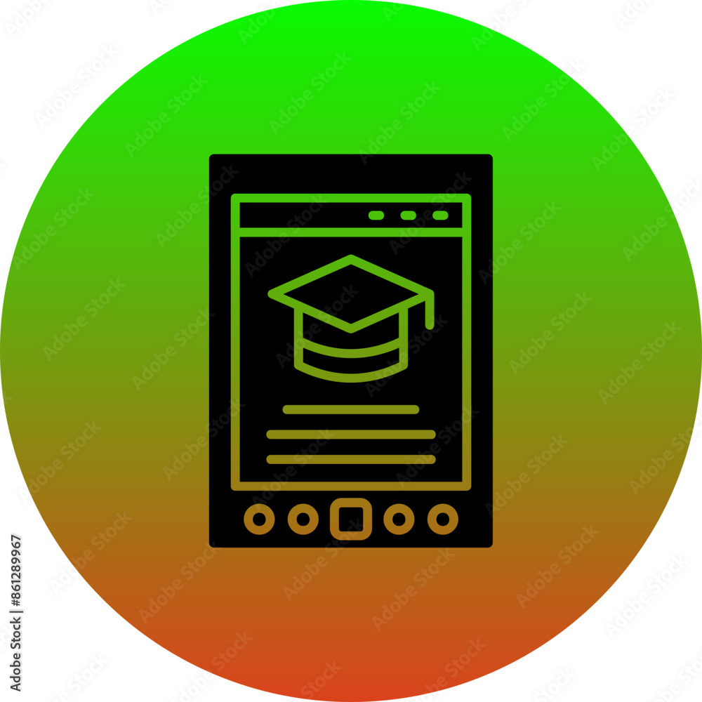 Poster elearning icon