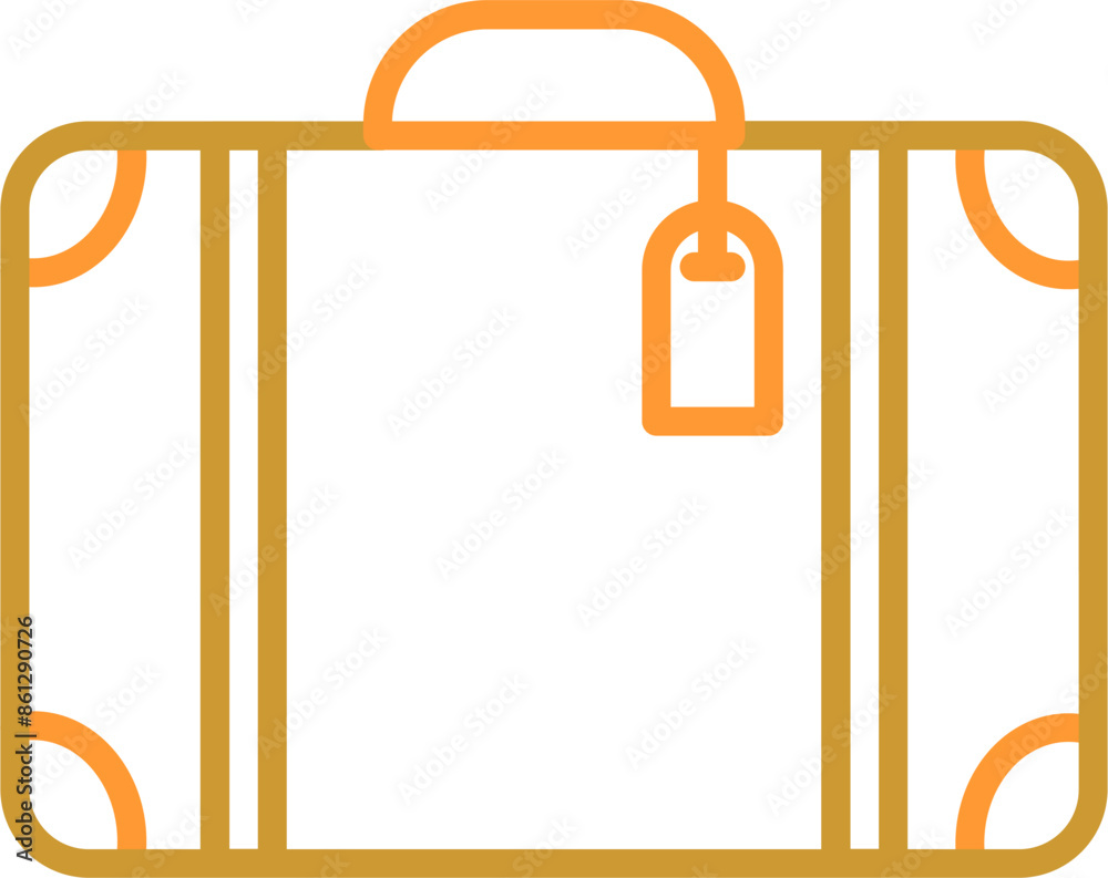 Canvas Prints suitcase vector icon