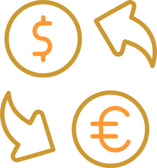 Currency Exchange Vector Icon