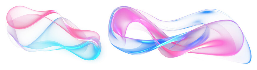 Naklejka premium colorful abstract technology effects set