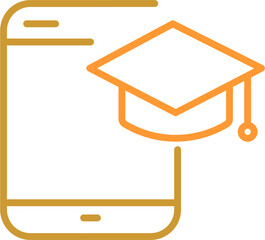 Digital Learning Vector Icon