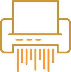 Paper Shredder Vector Icon