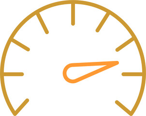 Speedometer Vector Icon