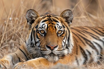 Obraz premium Bengal tiger (Panthera tigris tigris) portrait