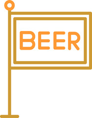 Signboard Vector Icon