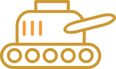 Tank Exhibit Vector Icon