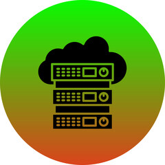 Cloud server Icon