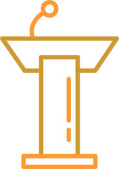 Podium Vector Icon