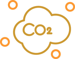 Carbon Dioxide Vector Icon