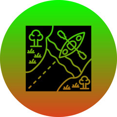 Kayaking Icon