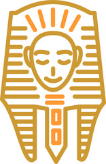 Egyptian Face Vector Icon