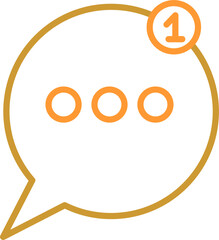 Message Bubbles Vector Icon