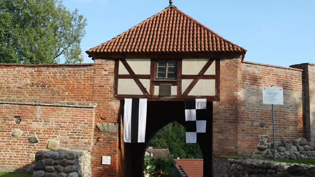 Teutonic Castle in Paslek, Poland