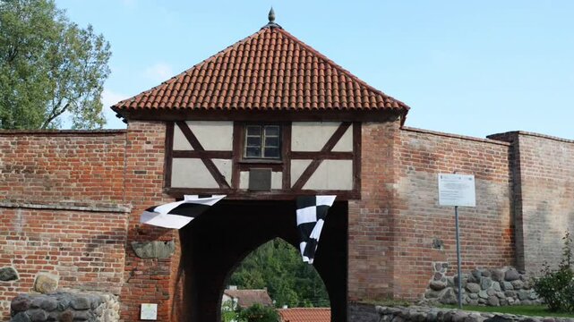 Teutonic Castle in Paslek, Poland