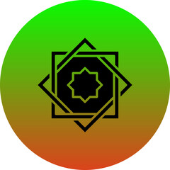 Obraz premium Rub el Hizb Icon