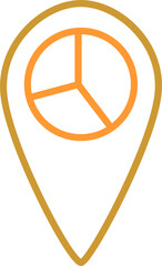 Location Statistics Vector Icon