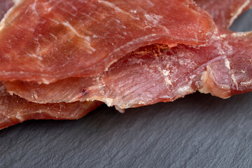 dried with spices and salt red meat