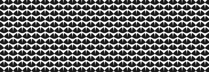 Illustration, vector, Geometry triangle, pattern,  geometric, overlapping, orderly arrangement background, black and white, banner, website.