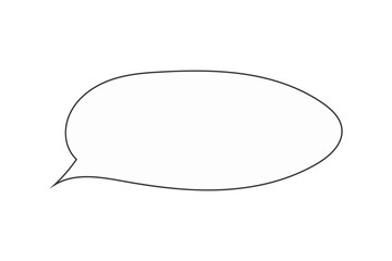 シンプルな手描きふきだし